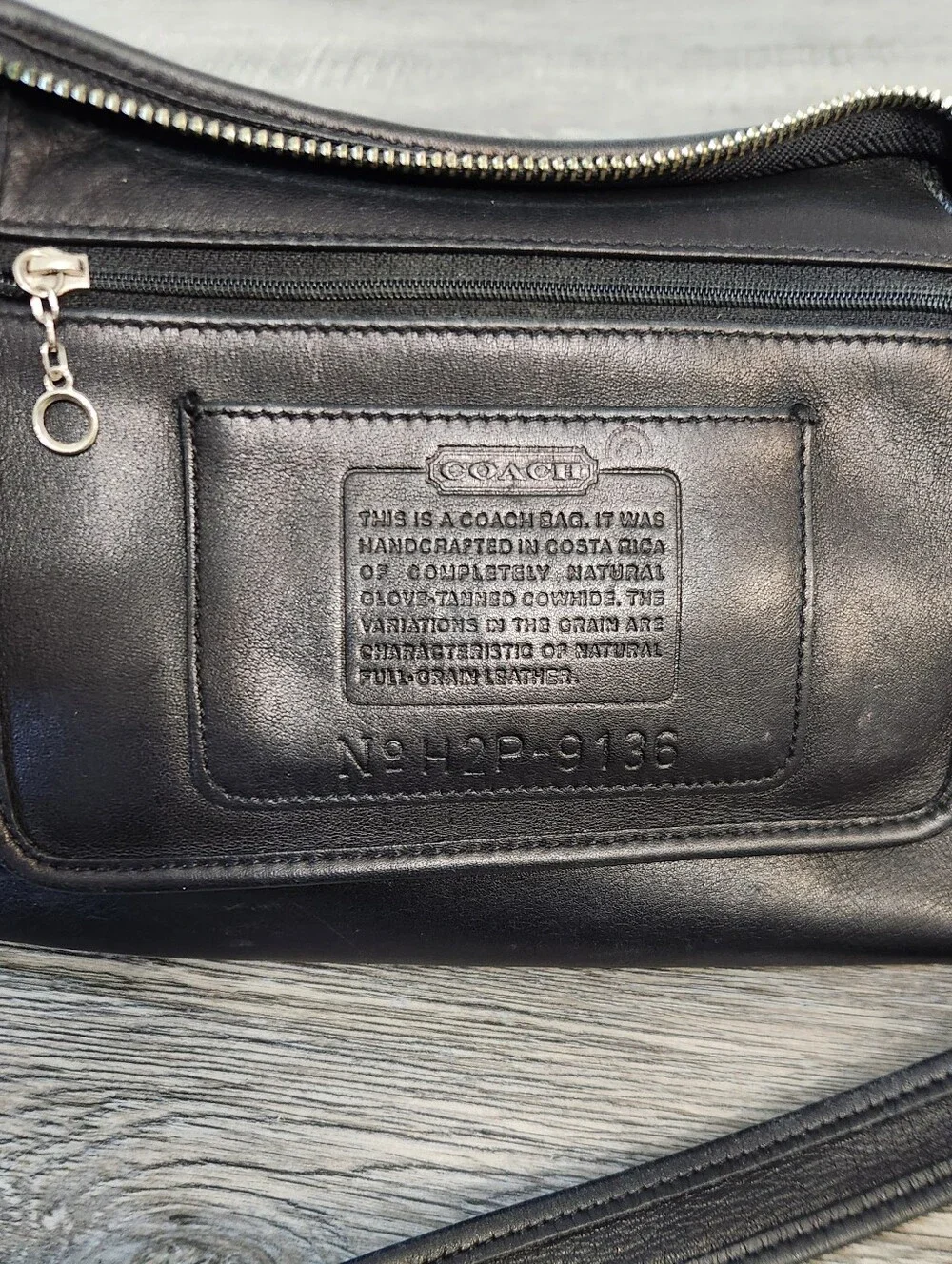 Vintage Coach Janice Legacy Bag Black‎ Leather Crossbody Bag